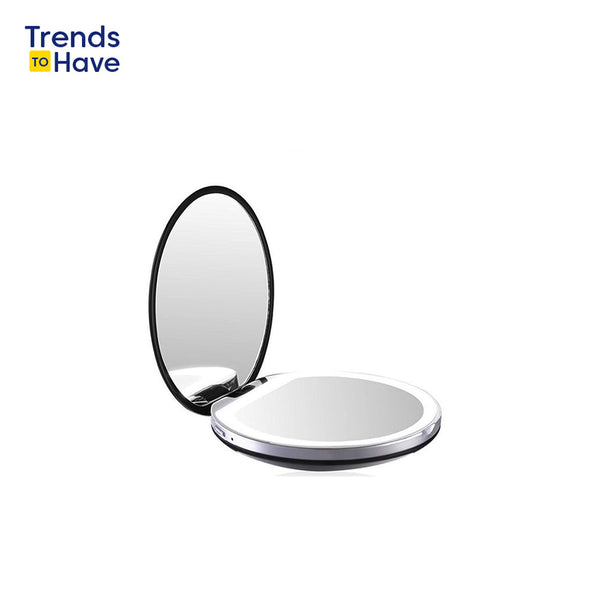 the Go-Mirror: The Portable Smart Makeup Mirror with LED Design