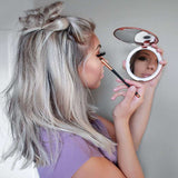 the Go-Mirror: The Portable Smart Makeup Mirror with LED Design