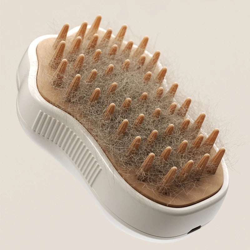 FurryEase 3-in-1 - Steamy Pet Brush