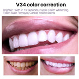 50ml Teeth Whitening Mousse Deep Cleaning Cigarette Stains Repair Bright Neutralizes Yellow Tones Dental Plaque Fresh Breath